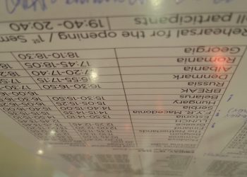 Ostatnia część prób pierwszego półfinału