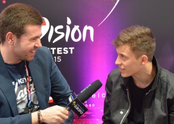 Rozmowa Macieja Mazańskiego z reprezentantem Belgii w Eurowizji 2015