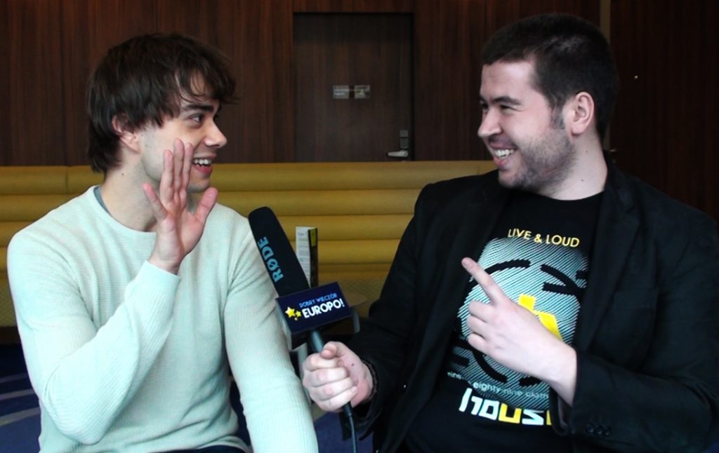 Alexander Rybak i Maciej Mazański