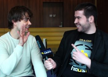 Alexander Rybak i Maciej Mazański