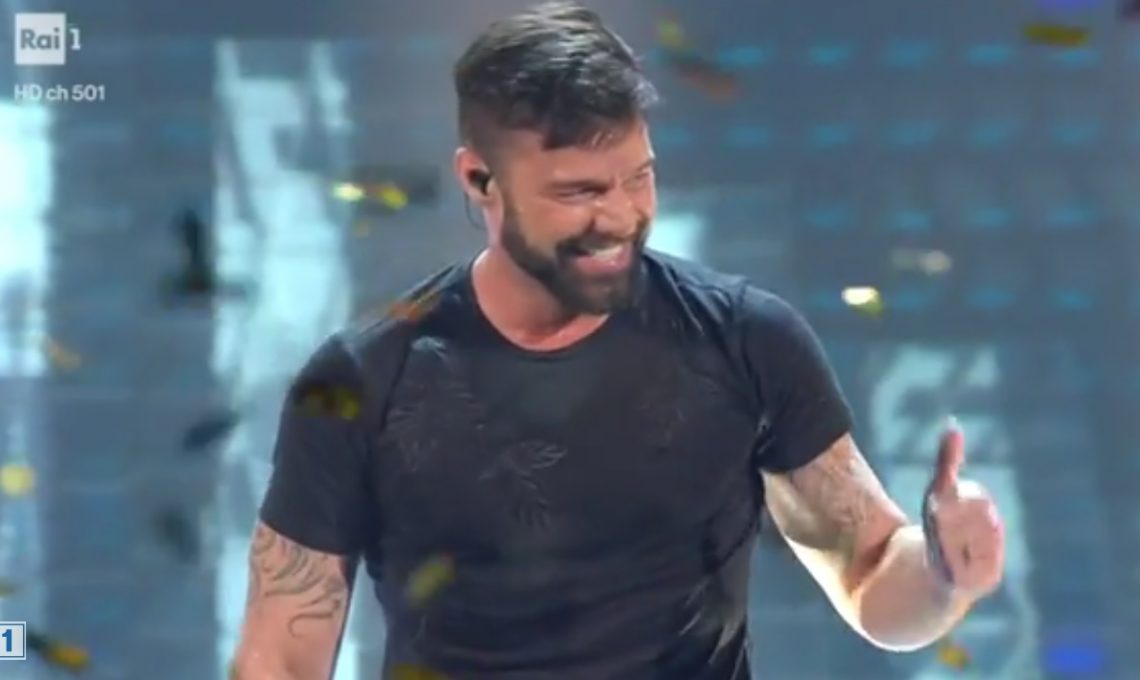 Sanremo: Ricky Martin szturmem podbija widownię. Dziś drugi wieczór!