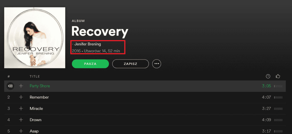 party shore jenifer brening