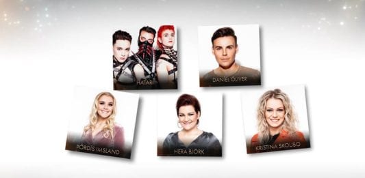 Uczestnicy pierwszego półfinału Söngvakeppnin 2019 (fot. RÚV)