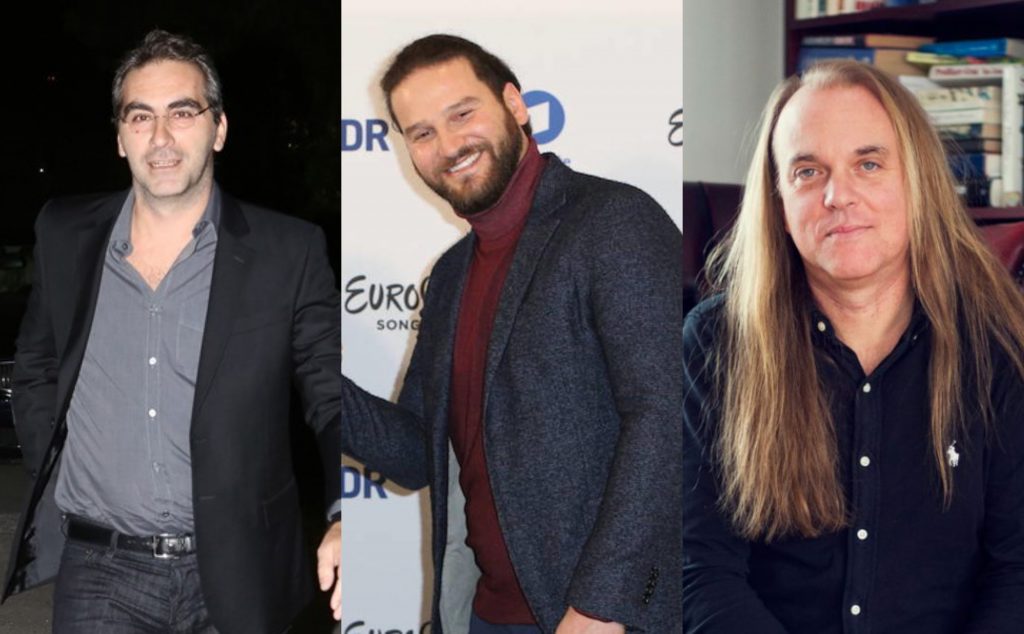 Dimitris Kontopoulos, Borys Miłanow i Thomas G:son - eurowizyjna piosenka stała się dla nich źródłem utrzymania.
