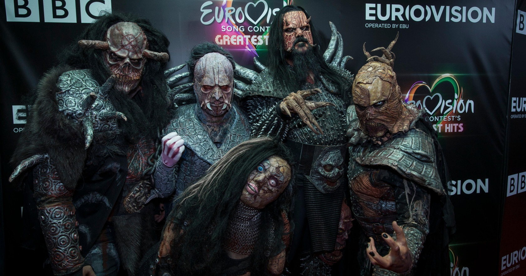 Eurowizja 2006: Reprezentanci Finlandii, czyli zespół Lordi; żródło: eurovision.tv