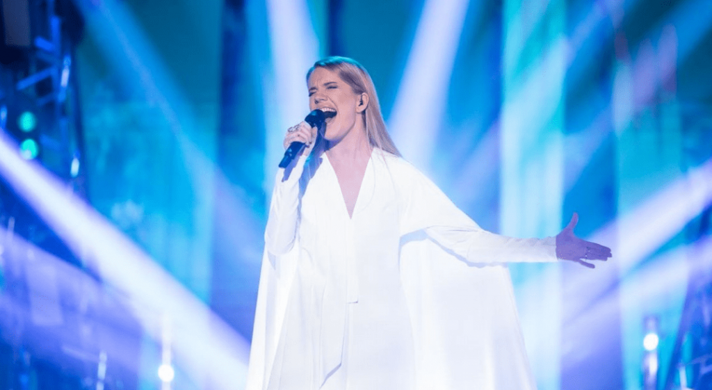 Ana Soklič podczas EMA 2020, źródło: eurovisionunion.com