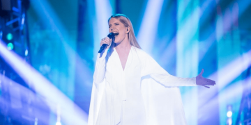 Ana Soklič podczas EMA 2020, źródło: eurovisionunion.com