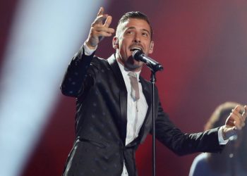 Francesco Gabbani podczas Eurowizji 2017 / fot. EBU