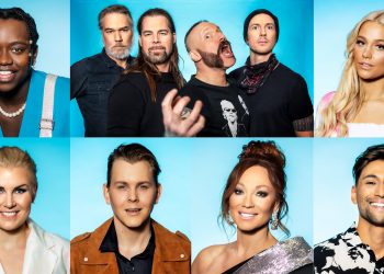 Uczestnicy 3. półfinału Melodifestivalen 2021 (fot. Jan Danielsson / SVT)