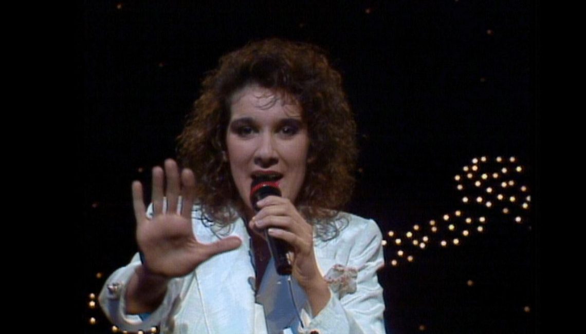Eurowizja 1988: Céline Dion (Szwajcaria) na scenie w Dublinie