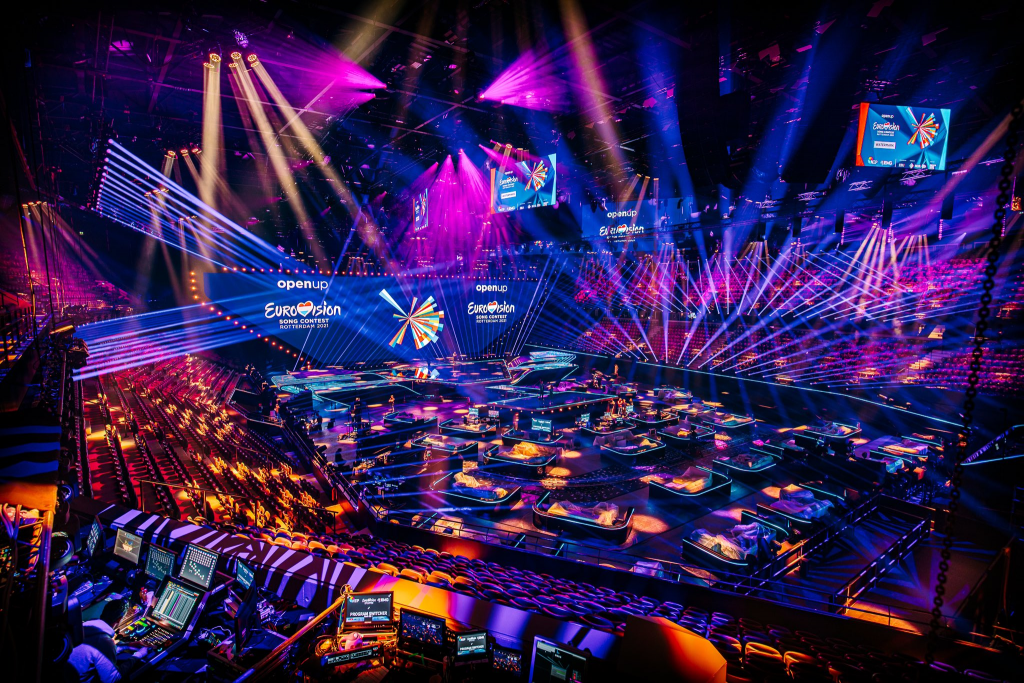 Eurowizja 2021, Rotterdam, scena, oświetlenie