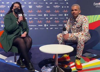 Benny Cristo podczas wywiadu dla eurowizja.org