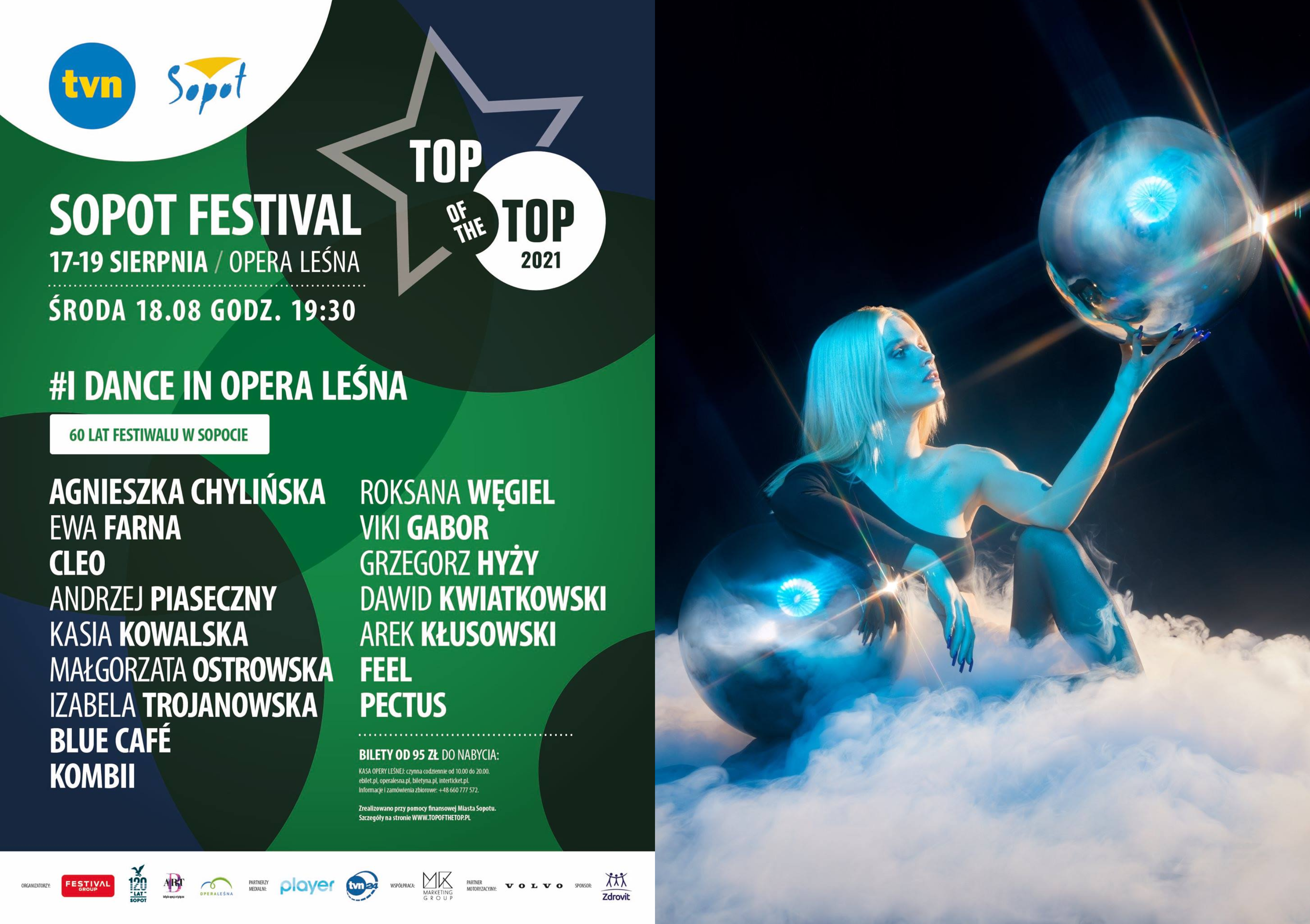 TOP OF THE TOP Sopot Festival 2021: Środa 18.08 o godz. 19:30: #I DANCE IN OPERA LEŚNA & #TOP OF THE TOP CHALLENGE / fot. Facebook.com (@SopotTopOfTheTopFestival)