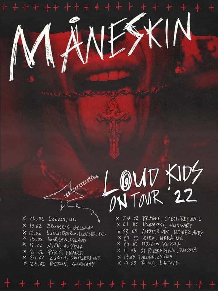 Måneskin, Loud Kids on Tour 22