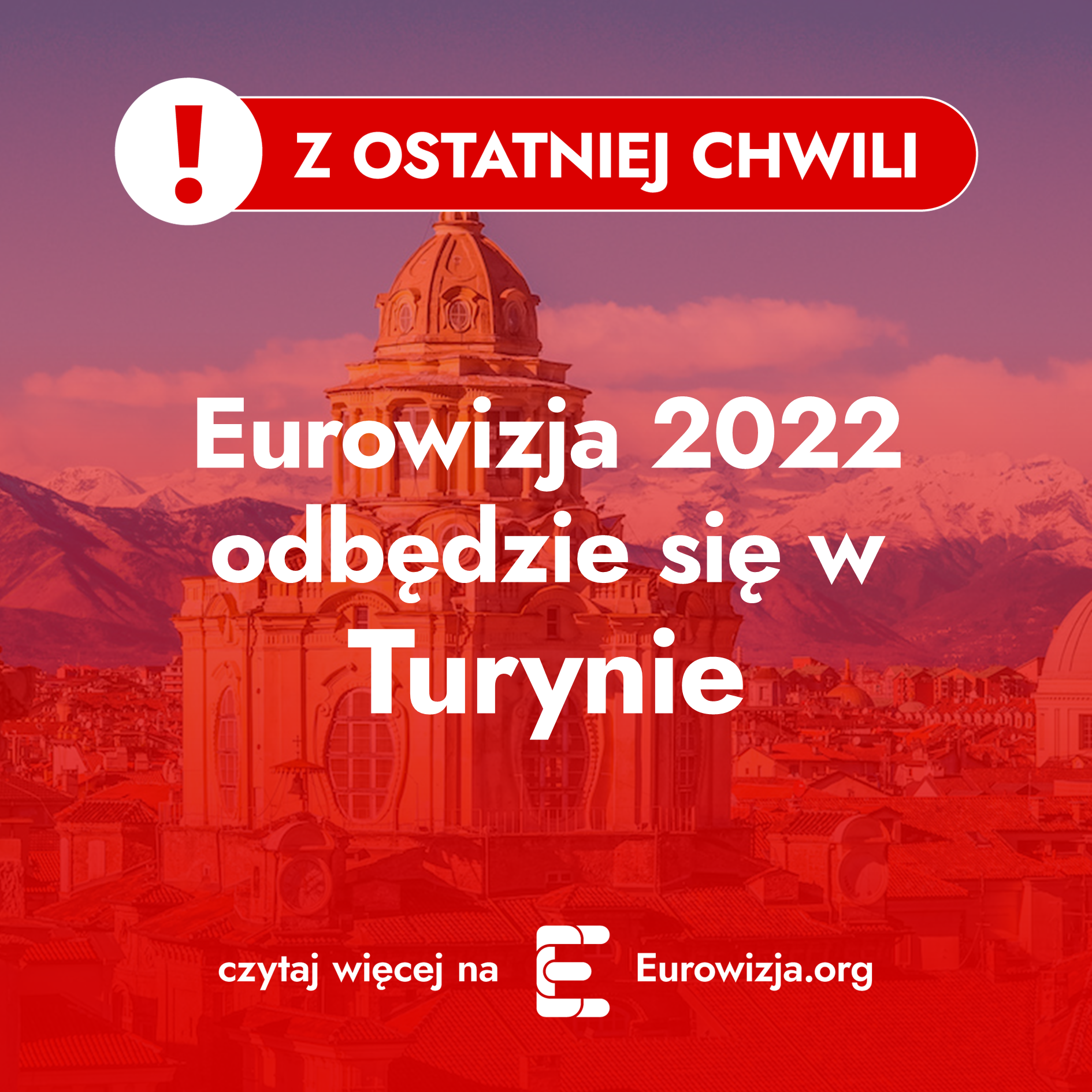 Eurowizja 2022, Turyn, ogłoszenie