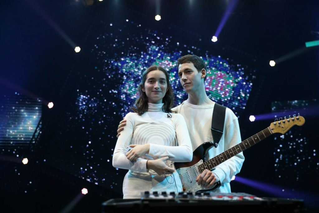 Zala Kralj & Gašper Šantl - reprezentanci Słowenii na Eurowizji 2019 (źródło: rtvslo.si; fot. Adrijan Pregelj)