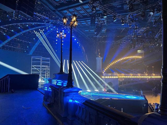 Eurowizja Junior 2021, Paris, scena, oświetlenie