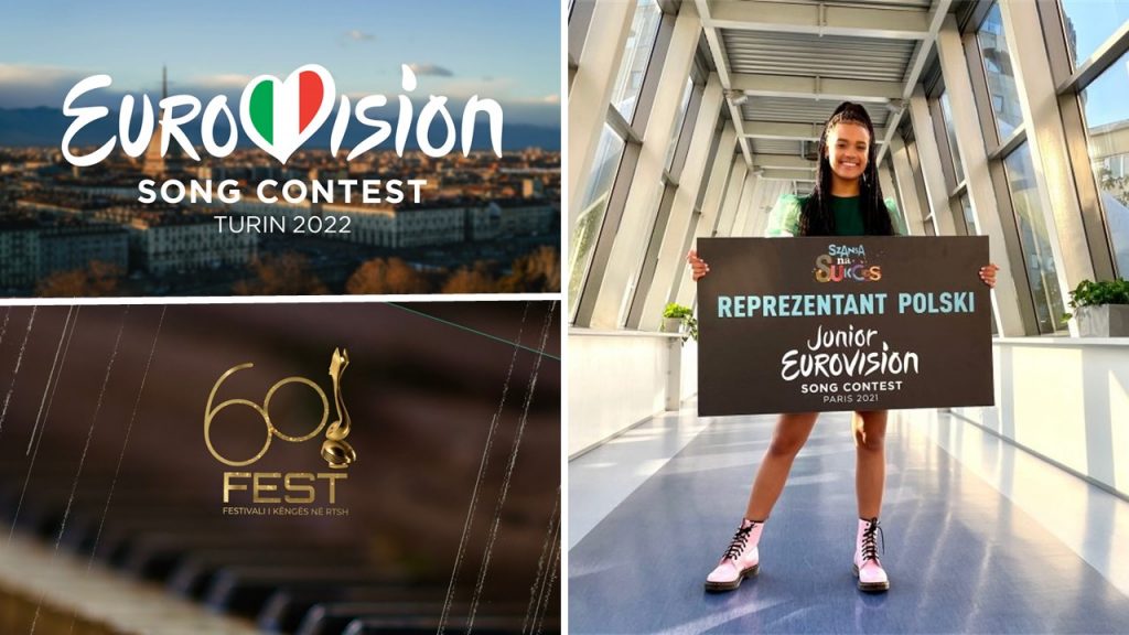 Eurowizja Junior 2021 i Eurowizja 2022 - kalendarz