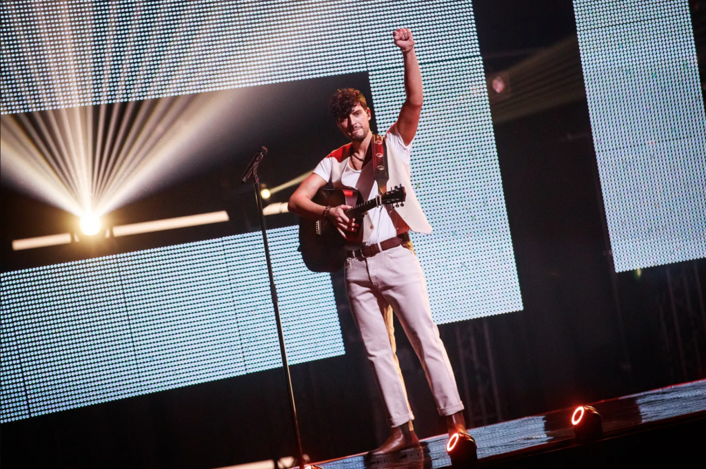 Eurowizja 2022: Stefan będzie reprezentować Estonię z piosenką "Hope". Fot. Siim Lõvi / ERR