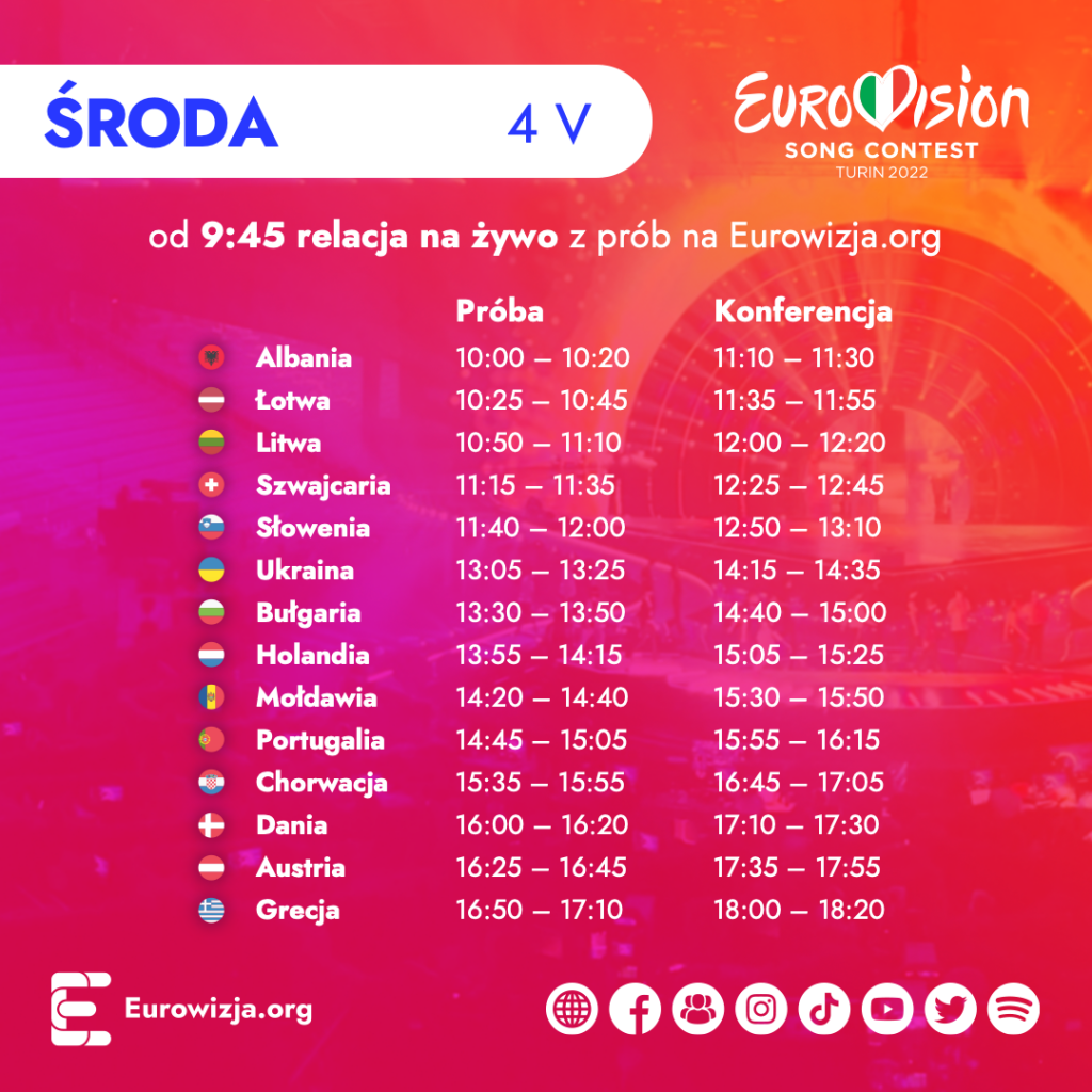 Eurowizja 2022, próby dzień piąty