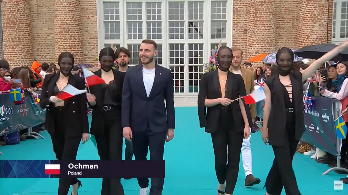 Eurowizja 2022, Polska, Ochman, turkusowy dywan