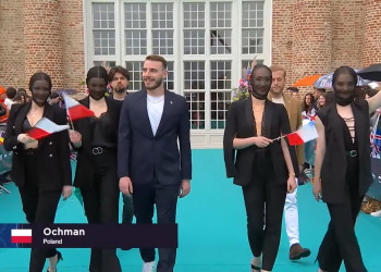 Eurowizja 2022, Polska, Ochman, turkusowy dywan