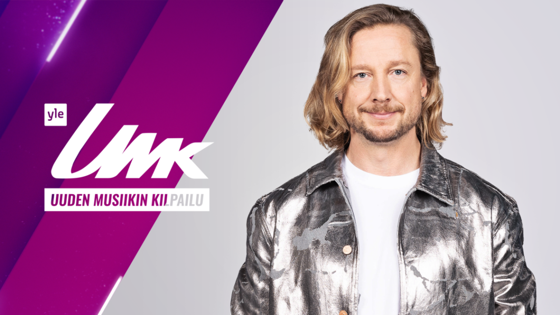 Samu Haber prowadzącym Uuden Musiikin Kilpailu 2023. Fot. Yle/Nelli Kenttä