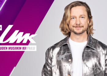 Samu Haber prowadzącym Uuden Musiikin Kilpailu 2023. Fot. Yle/Nelli Kenttä