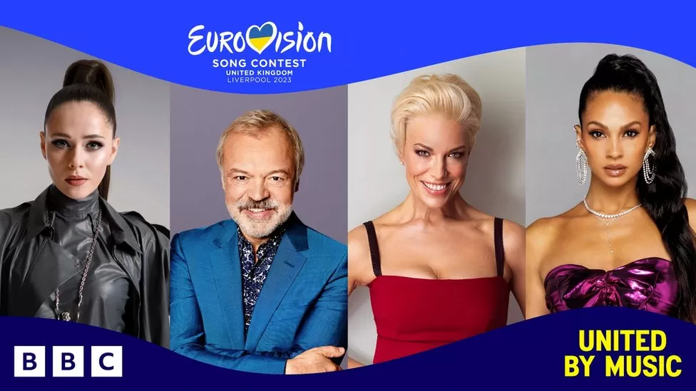 Eurowizja 2023: prowadzący. Fot. BBC