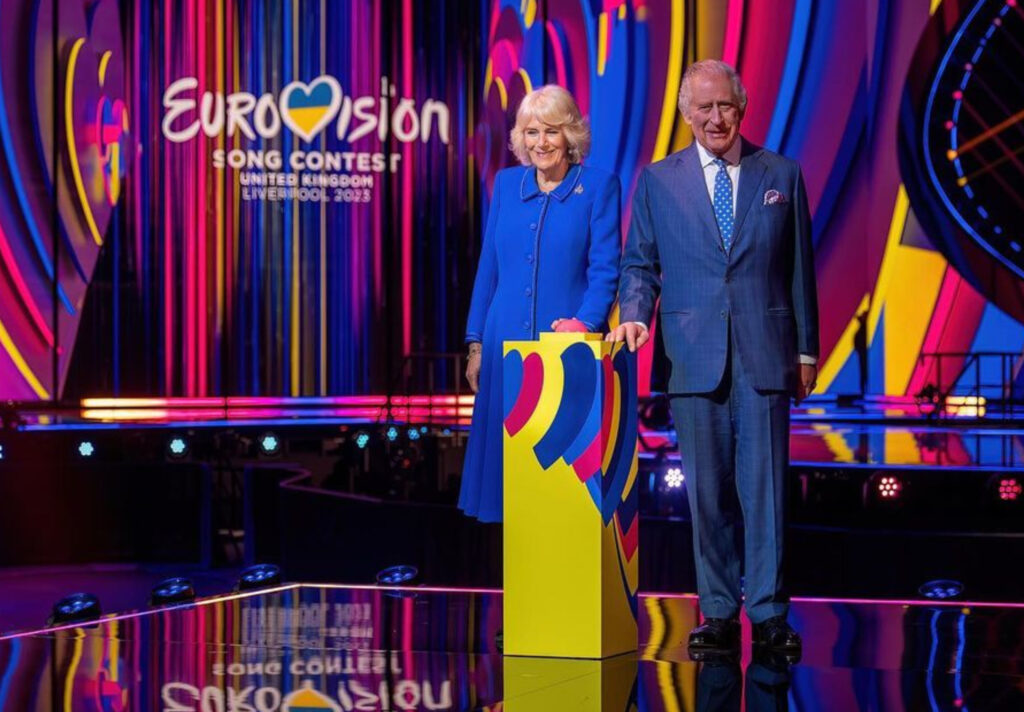 Eurowizja, Eurowizja 2023, Scena, Król Karol III i Królowa Małżonka Camilla