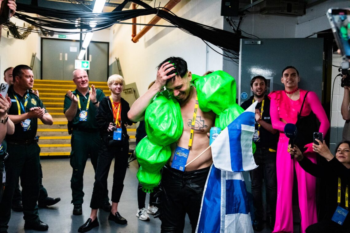 Eurowizja 2023: Käärijä za kulisami finału. Fot. Chloe Hashemi/EBU