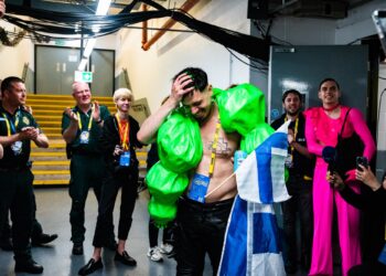 Eurowizja 2023: Käärijä za kulisami finału. Fot. Chloe Hashemi/EBU