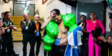 Eurowizja 2023: Käärijä za kulisami finału. Fot. Chloe Hashemi/EBU