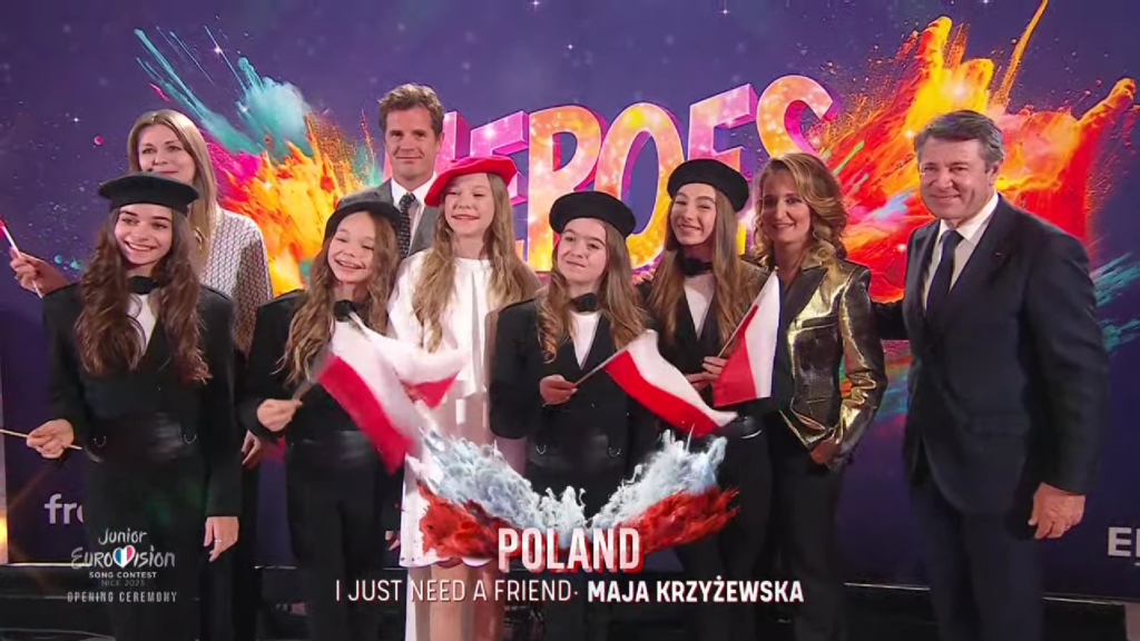 Eurowizja Junior 2023, ceremonia otwarcia, Maja Krzyżewska