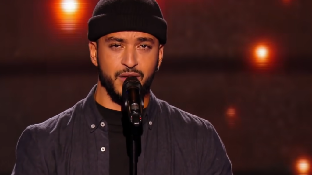 Na zdjęciu Slimane (Eurowizja 2024, Francja).