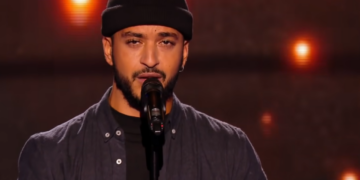 Na zdjęciu Slimane (Eurowizja 2024, Francja).