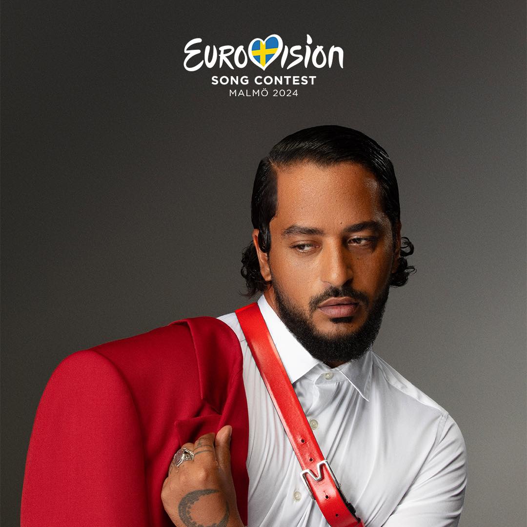 Na zdjęciu Slimane - reprezentant Francji (Eurowizja 2024)