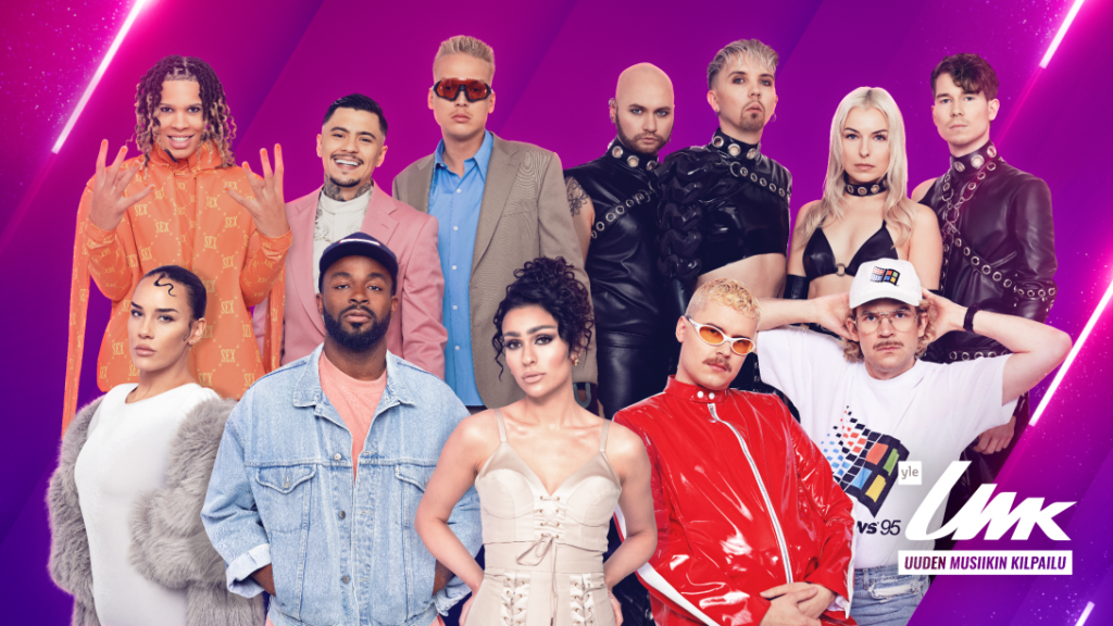 Eurowizja 2024: Uczestnicy Uuden Musiikin Kilpailu w Finlandii. Fot. Nelli Kenttä/YLE