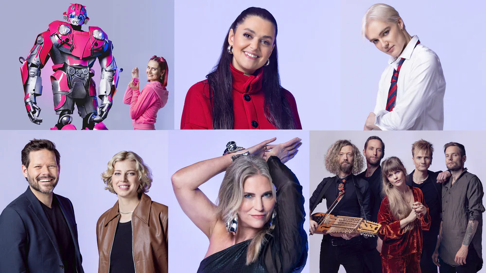 Norwegia: uczestnicy drugiego półfinału Melodi Grand Prix 2024 / fot. NRK
