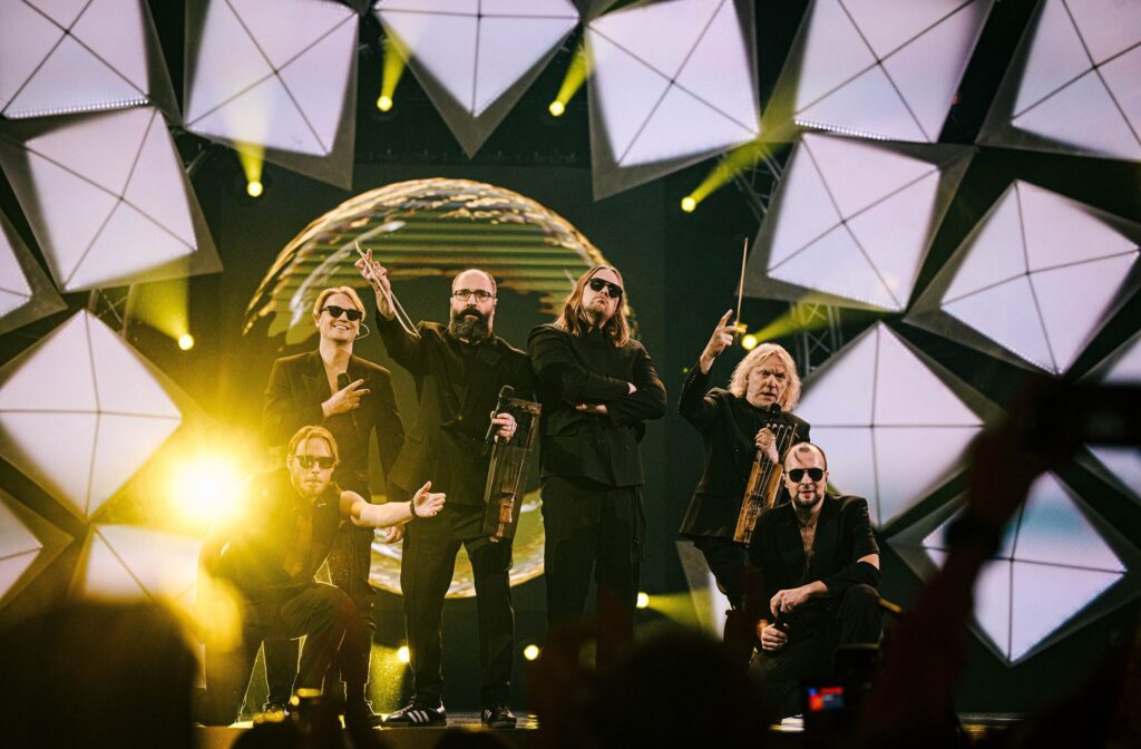 5MIINUST i Puuluup wygrywają Eesti Laul 2024. Fot. Ken Mürk/ERR