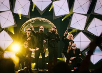 5MIINUST i Puuluup wygrywają Eesti Laul 2024. Fot. Ken Mürk/ERR