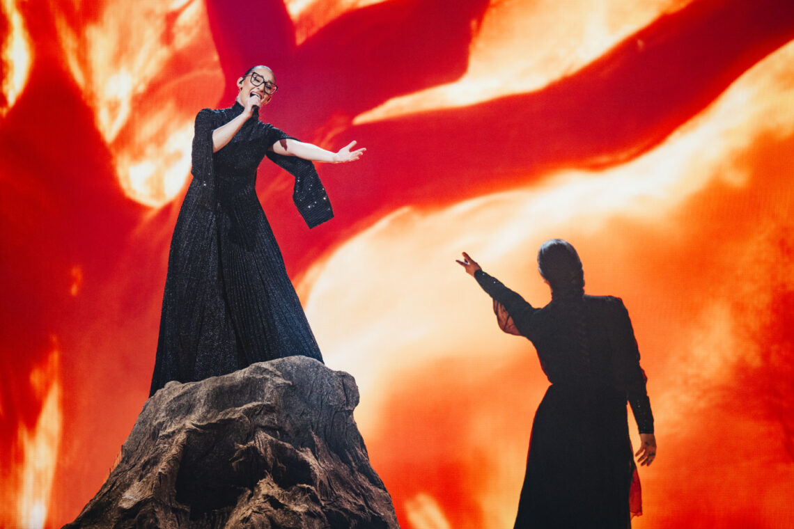 Eurowizja 2025: Klavdia - Asteromáta (Grecja), 1.Próba. Fot. Sarah Louise Bennett / EBU