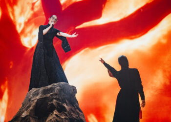 Eurowizja 2025: Klavdia - Asteromáta (Grecja), 1.Próba. Fot. Sarah Louise Bennett / EBU