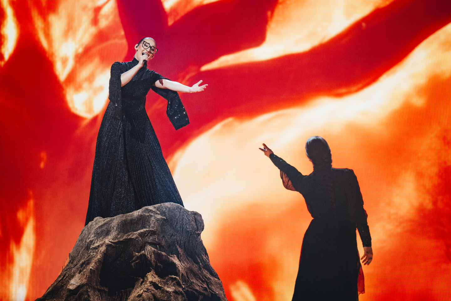 Eurowizja 2025: Klavdia - Asteromáta (Grecja), 1.Próba. Fot. Sarah Louise Bennett / EBU