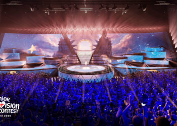 Scena Konkursu Piosenki Eurowizji dla Dzieci 2025