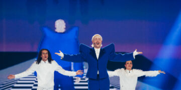 Joost Klein podczas próby do II półfinału Eurowizji 2024. / Fot. Sarah Louise Bennett - EBU