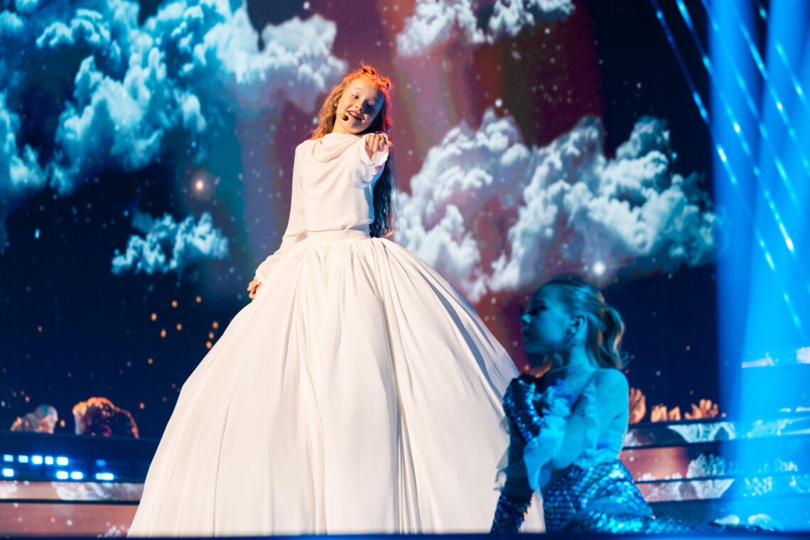 Marianna Kłos reprezentuje Polskę na Eurowizji Junior 2025. Fot. Corinne Cumming / EBU.