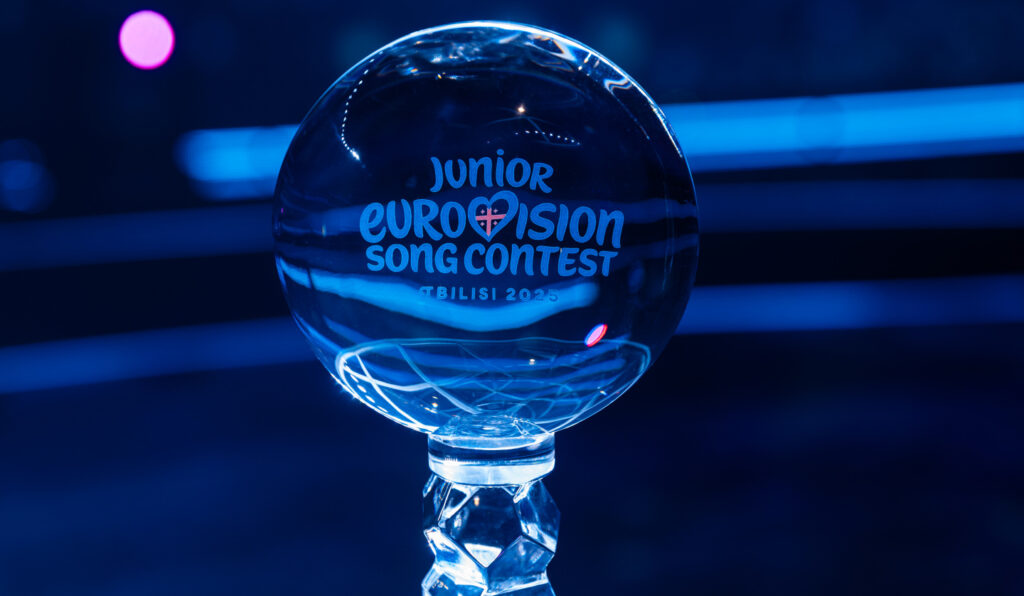 Statuetka dla zwycięzcy Eurowizji Junior 2025. Fot. Corinne Cumming / EBU.