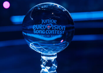 Statuetka dla zwycięzcy Eurowizji Junior 2025. Fot. Corinne Cumming / EBU.