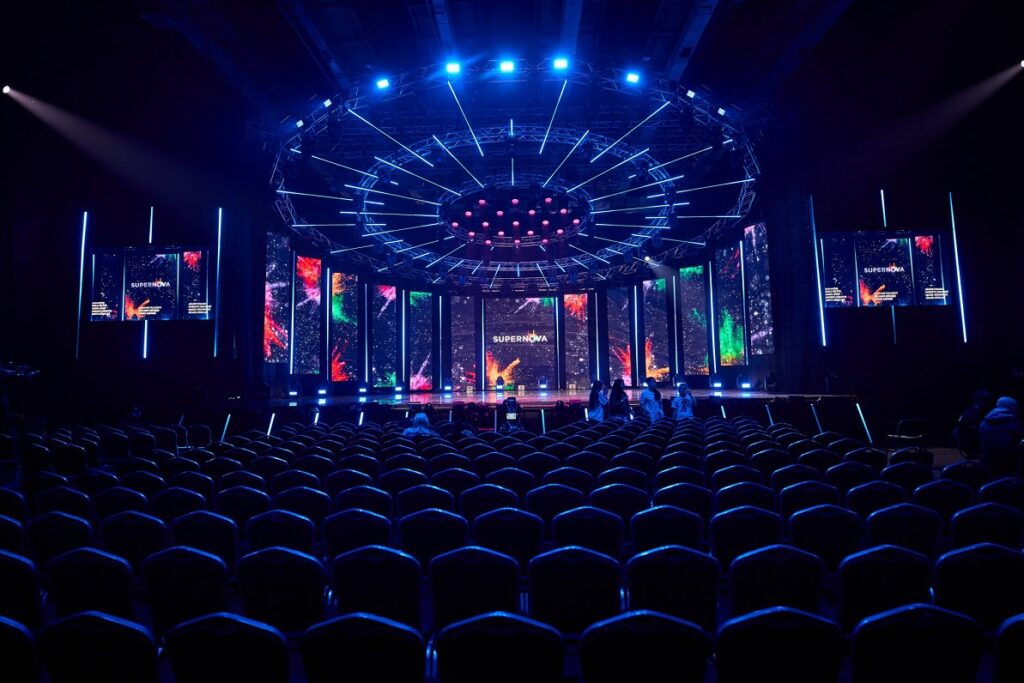 Supernova 2026: scena preselekcji na Łotwie. Fot. Lauris Viksne/LSM